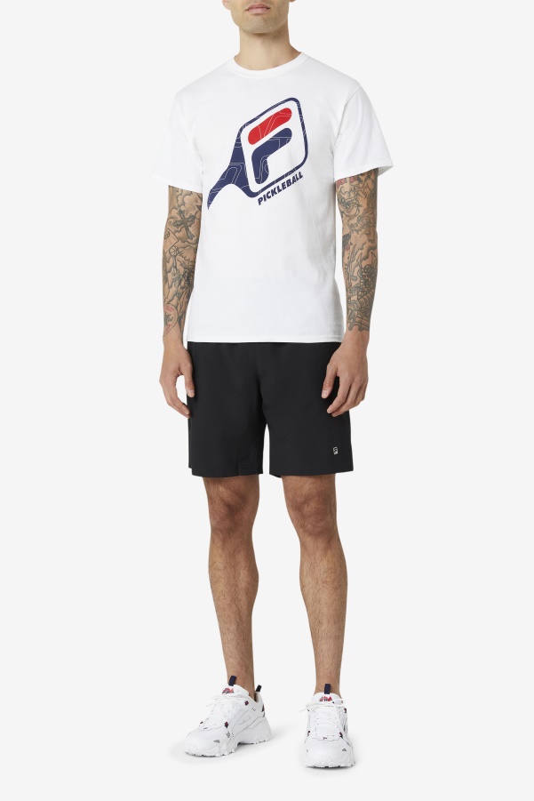 Fila White Pickleball Paddle Tee
