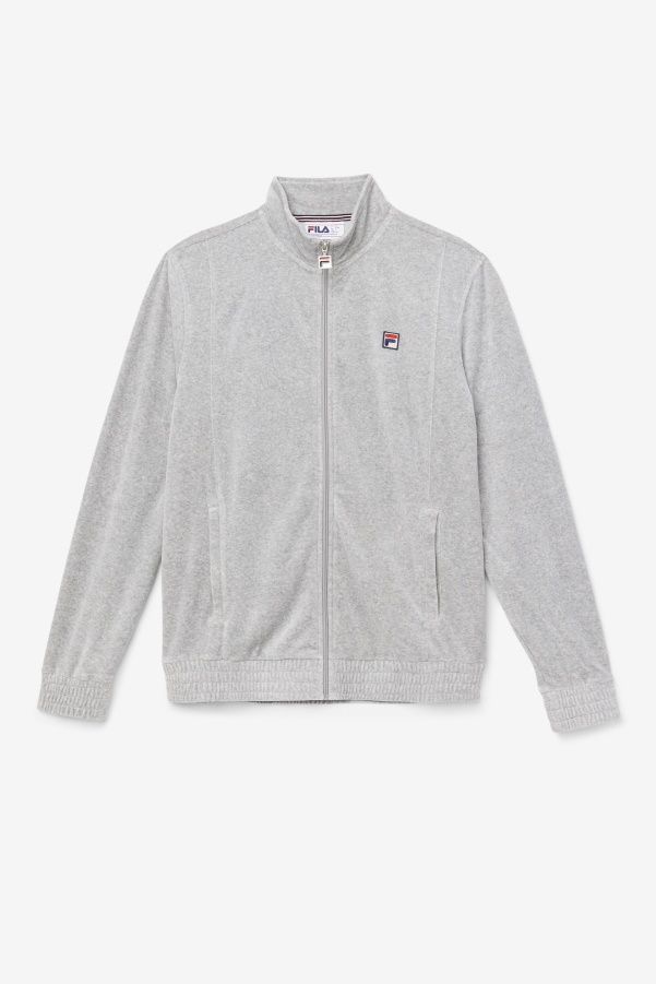 O-Fit Velour Jacket Heather Grey Fila