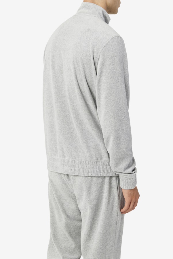 O-Fit Velour Jacket Heather Grey Fila