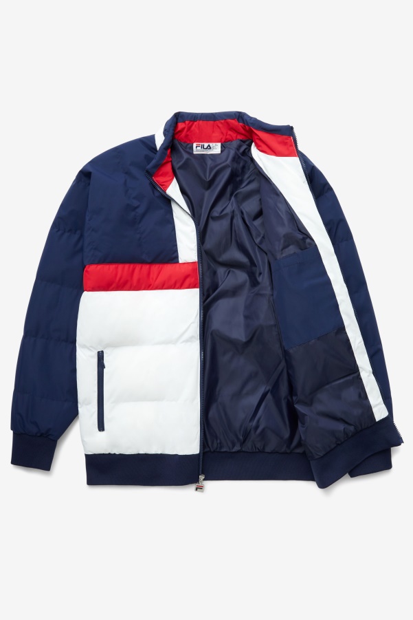Fila Navy/Red/White fausto ski jacket