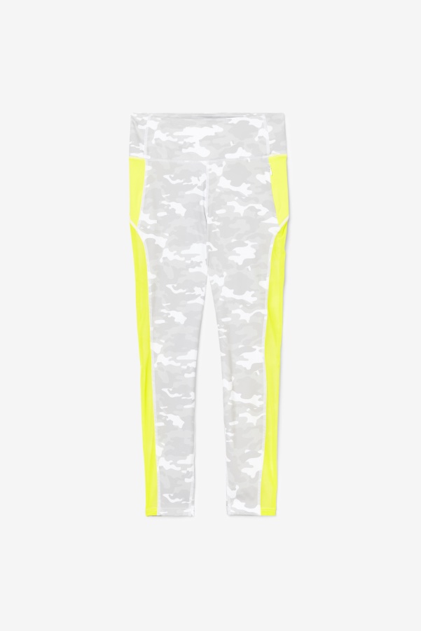 Forza Contrast 7/8 Leggings White/Sulphur Fila