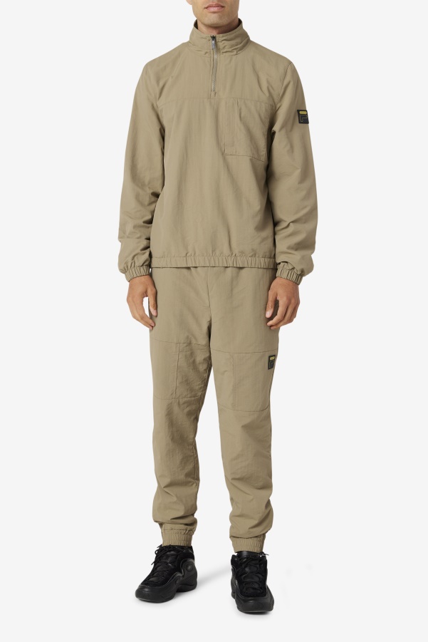 Fila Covert Green Magnus 1/4 Zip Track Jacket