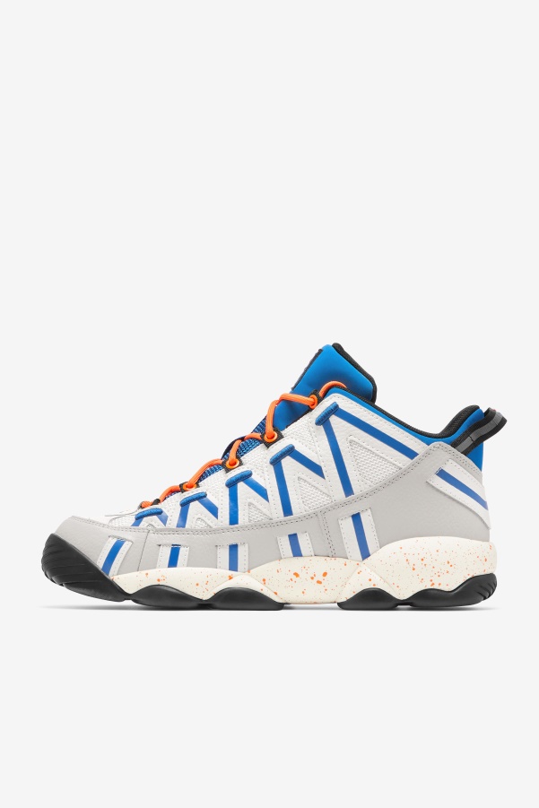 White/Silver Gray/Blue Fila Men's Stackhouse Spaghetti