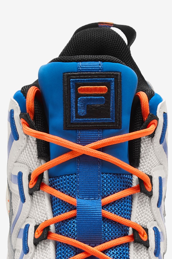 White/Silver Gray/Blue Fila Men's Stackhouse Spaghetti