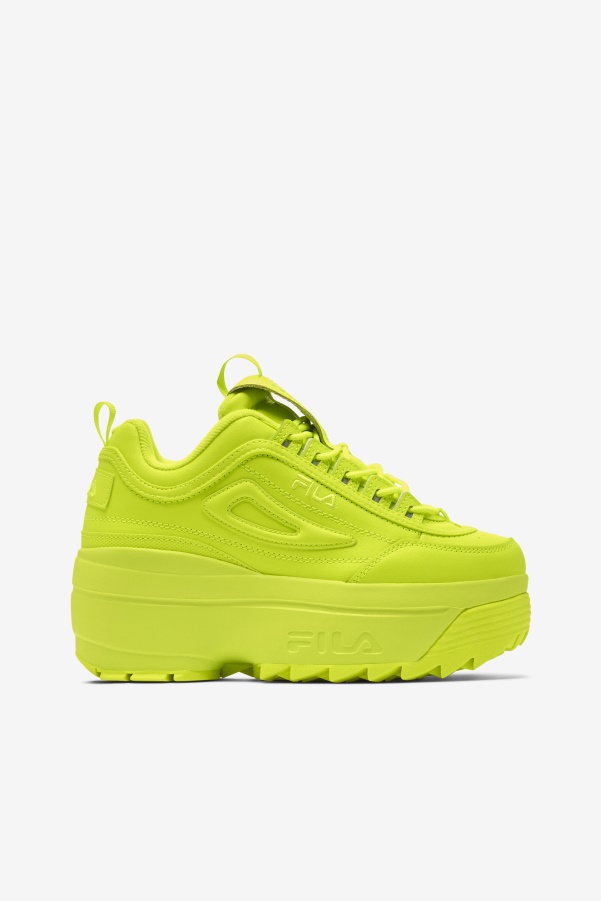 Women's Disruptor 2 Wedge Yellow Fila
