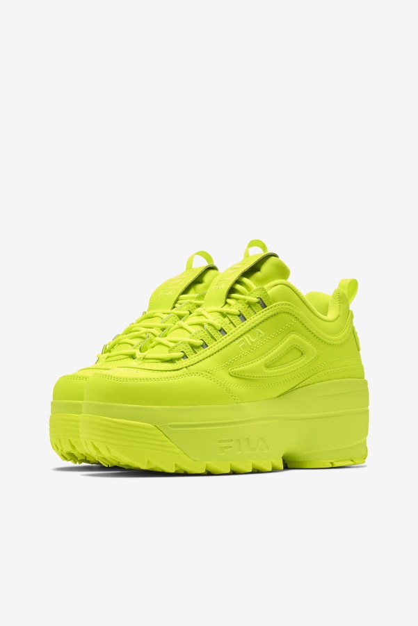 Women's Disruptor 2 Wedge Yellow Fila