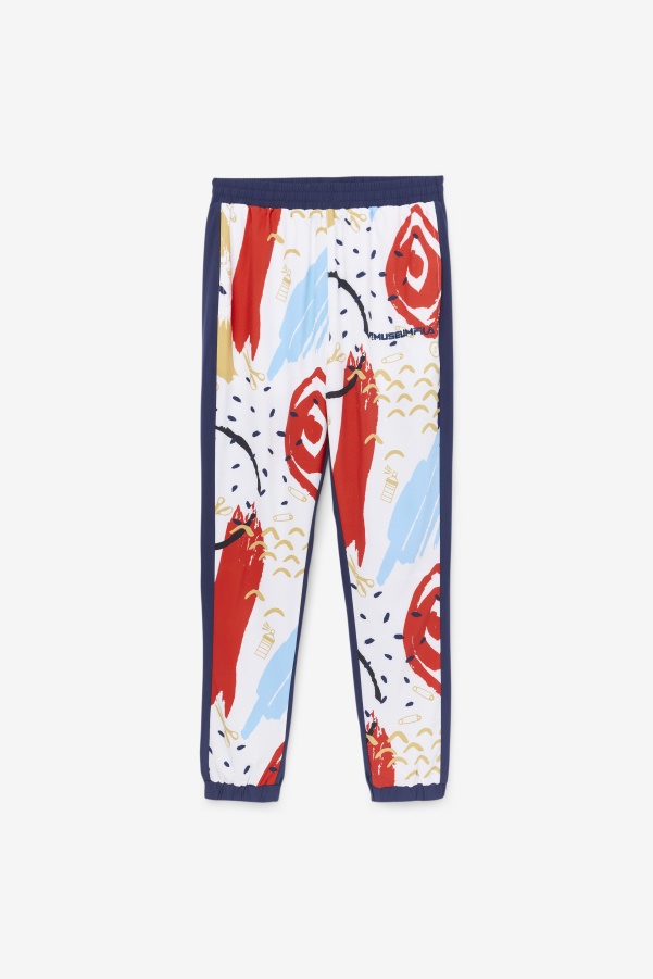 FILA x The Museum Printed Track Pant Fila Peacoat/White/Red