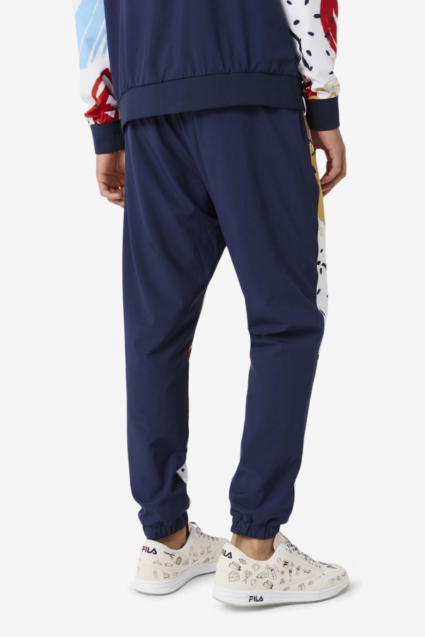FILA x The Museum Printed Track Pant Fila Peacoat/White/Red