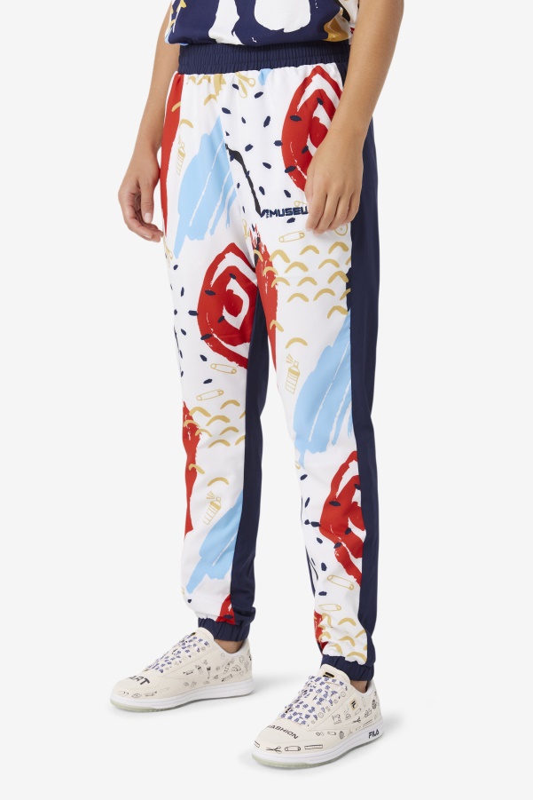 FILA x The Museum Printed Track Pant Fila Peacoat/White/Red