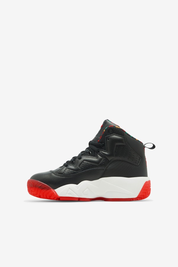 Fila Big Kids' MB Black/Jelly Bean/Lemon