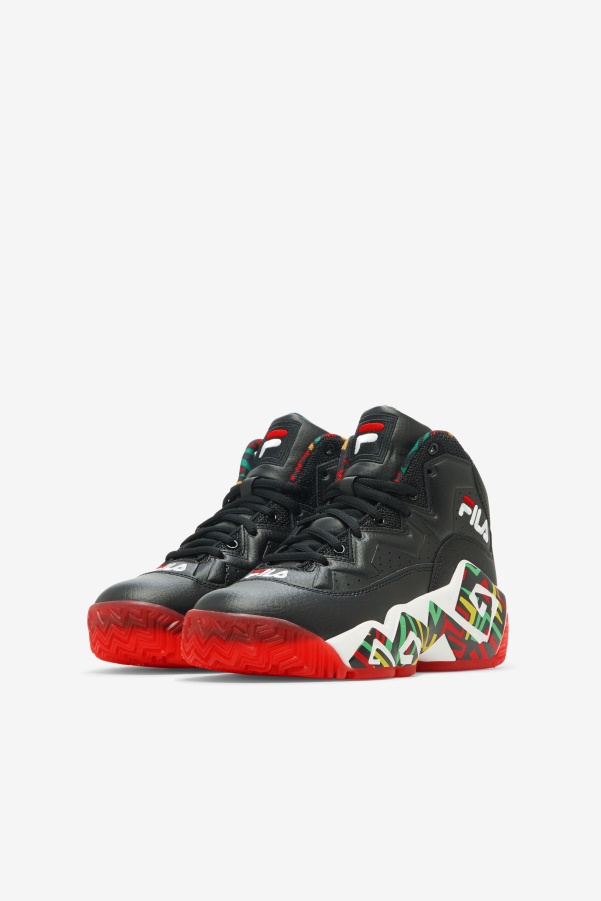 Fila Big Kids' MB Black/Jelly Bean/Lemon