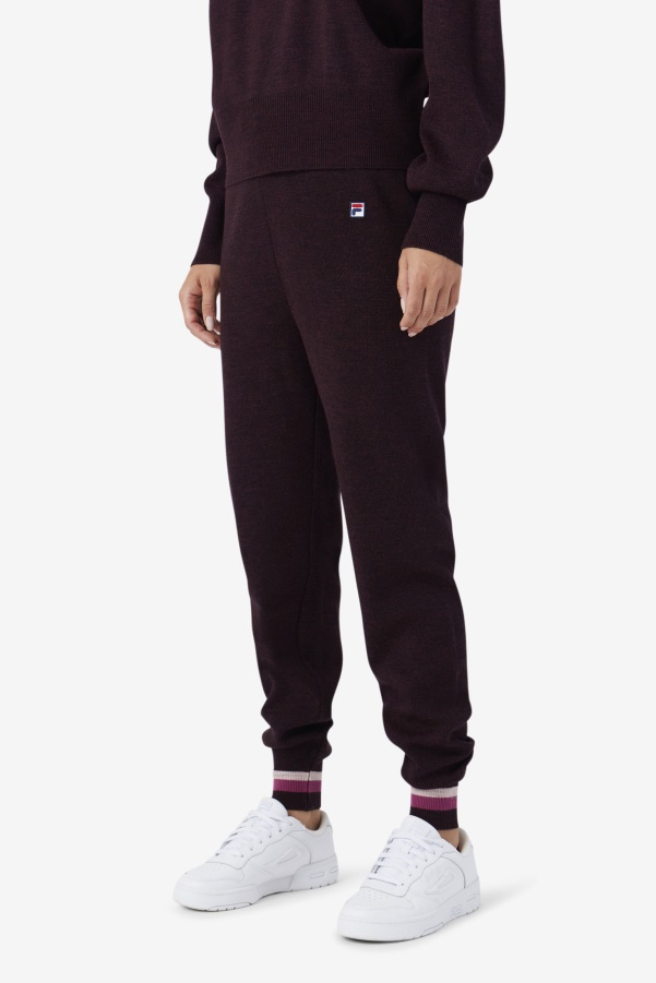 Fila Frankie Knit Pant Grape Wine/Rouge/Potpourri