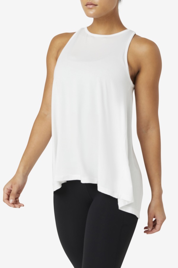 Fila Fi-Lux Open Back Tank Top White