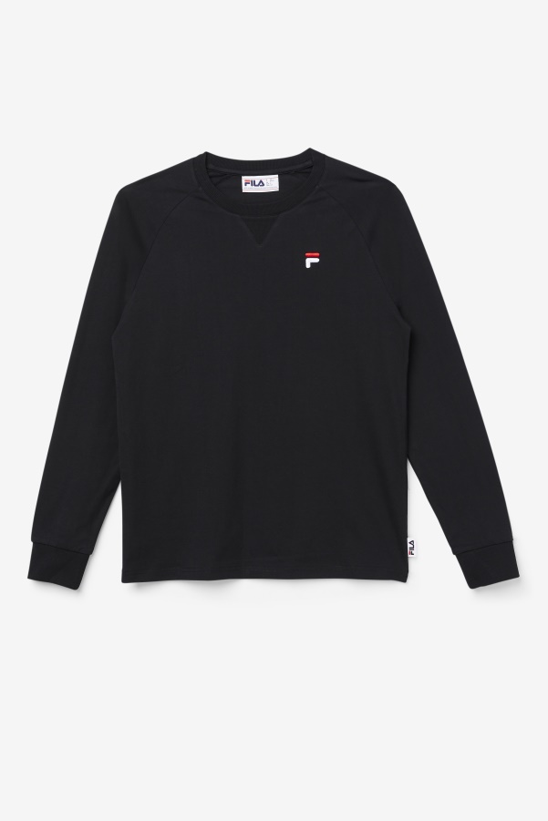 Fila Flynn Long Sleeve Tee Black