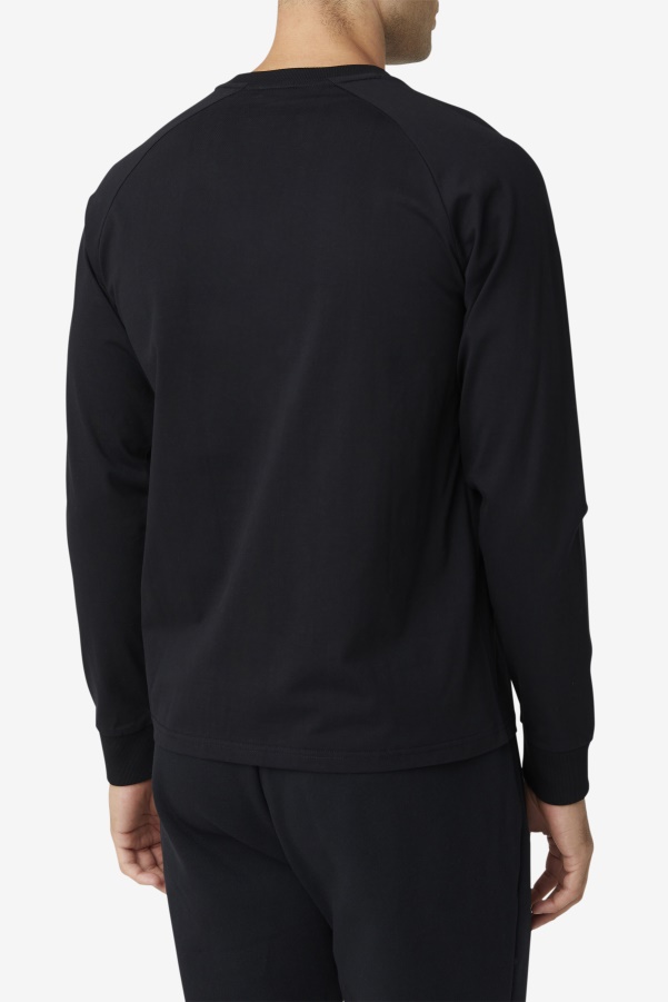 Fila Flynn Long Sleeve Tee Black