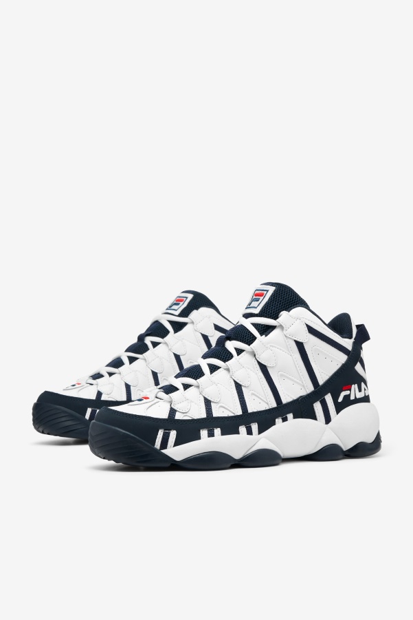 Men's Stackhouse Spaghetti Fila White/Navy/Red