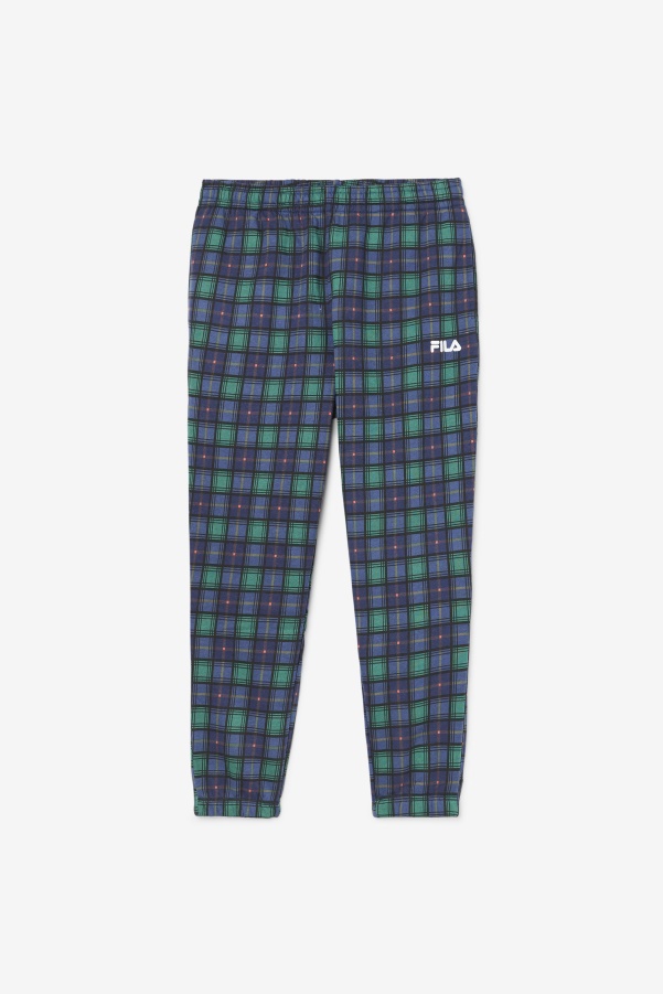 Fila Dorm Plaid Jogger June Bug/Rhubarb/Navy