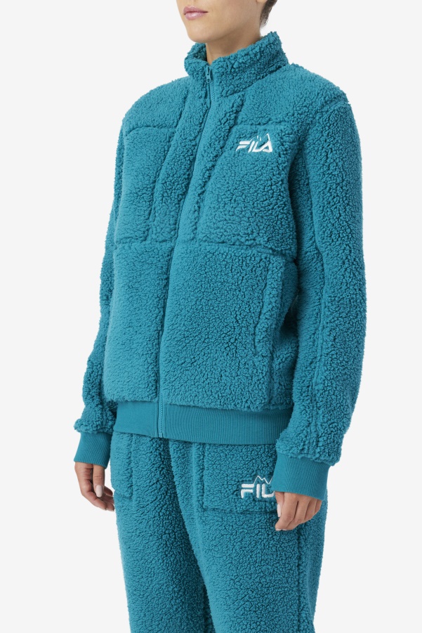 Deep Lake Fila Freyja Sherpa Jacket