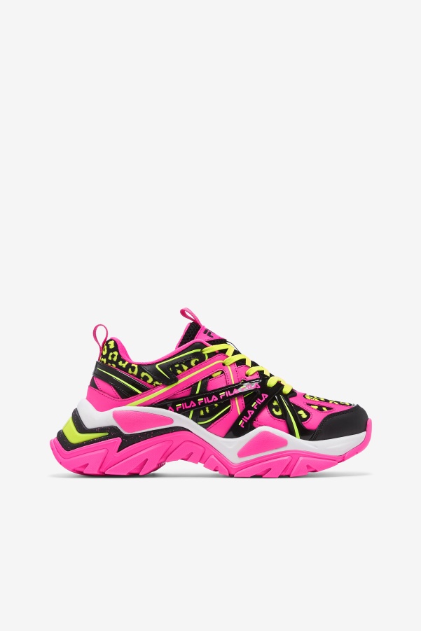 Pink/Black/White Fila Women's Electrove 2