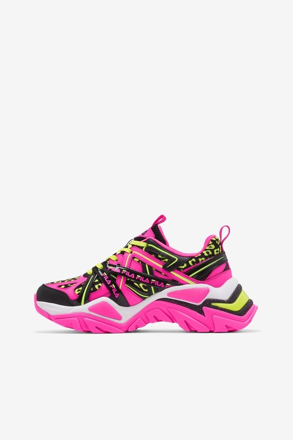 Pink/Black/White Fila Women's Electrove 2