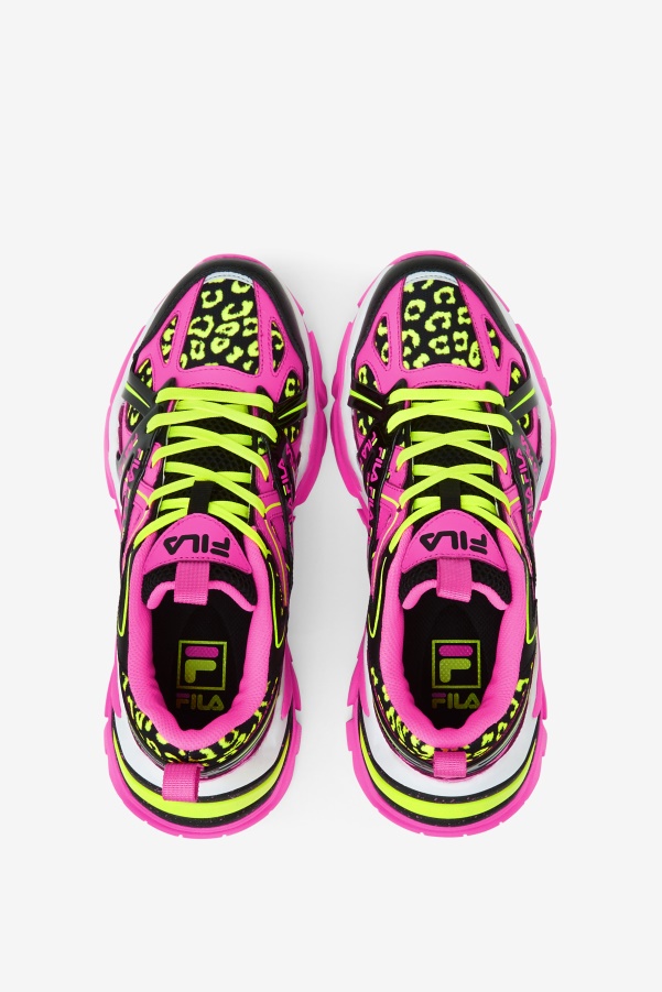 Pink/Black/White Fila Women's Electrove 2