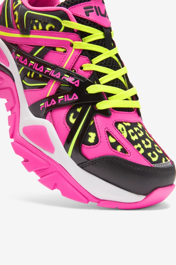 Pink/Black/White Fila Women's Electrove 2