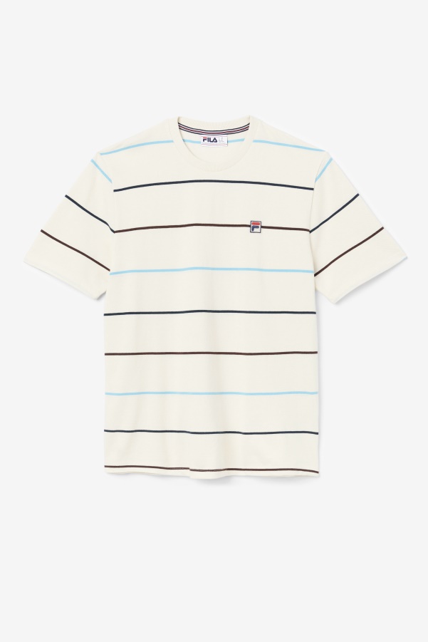 Egret/Teal/Brown Stone Fila Thiago Crew