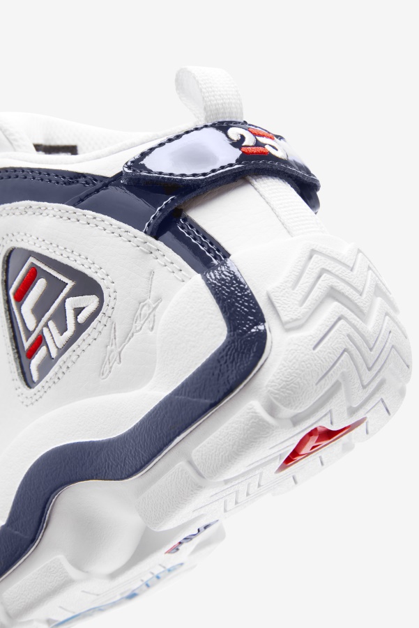 Fila White/Navy/Red Big Kids' Grant Hill 2 25th Anniversary Edition