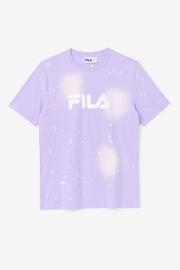 Alivia Tie Dye Tee Fila Viola Tie Dye