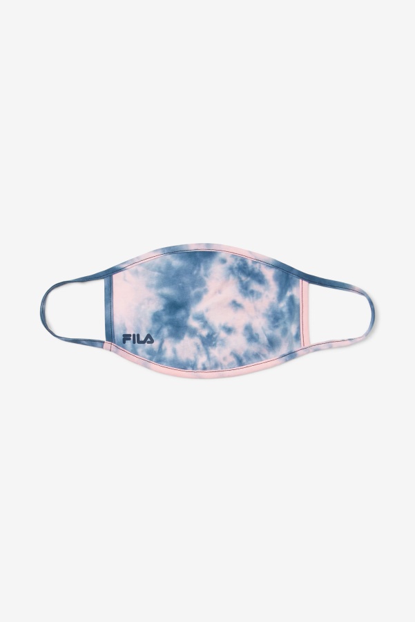 Pink Tye Die Pink Tie Dye Face Mask Fila