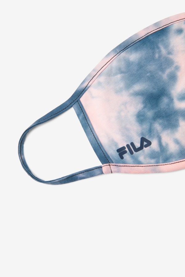 Pink Tye Die Pink Tie Dye Face Mask Fila