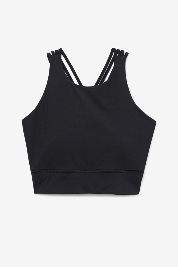 Uplift High Neck Sports Bra Fila Black