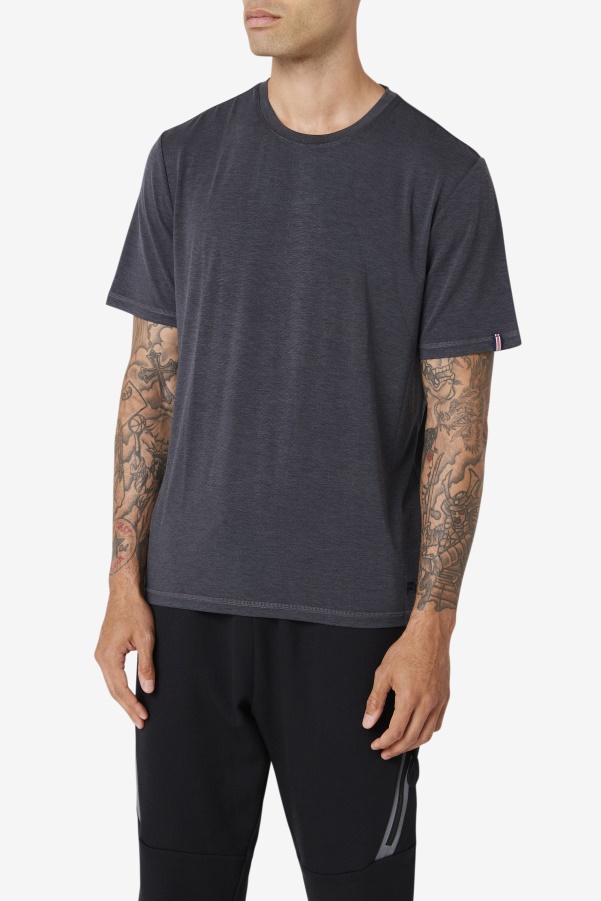 Fila Black Heather Commuter Tee