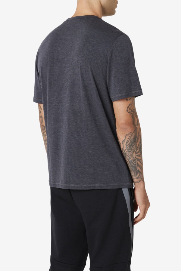 Fila Black Heather Commuter Tee