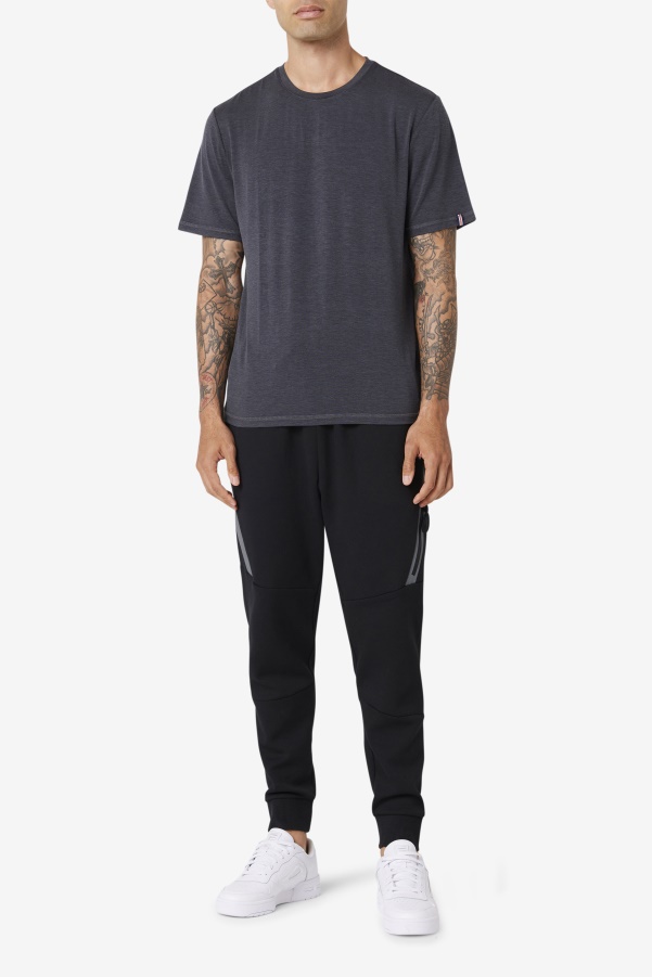 Fila Black Heather Commuter Tee