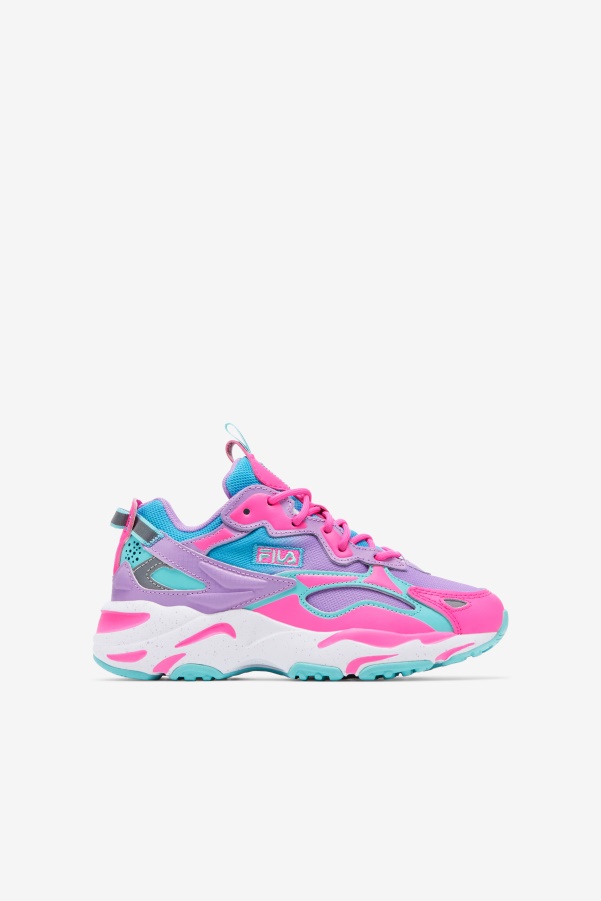 Big Kids' Ray Tracer Apex Blue/Sugar Plum/Crocus Petal Fila
