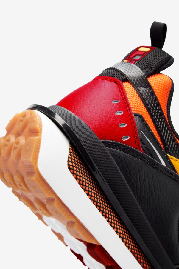 Black/Red/Gold Men's Sandenal Fila