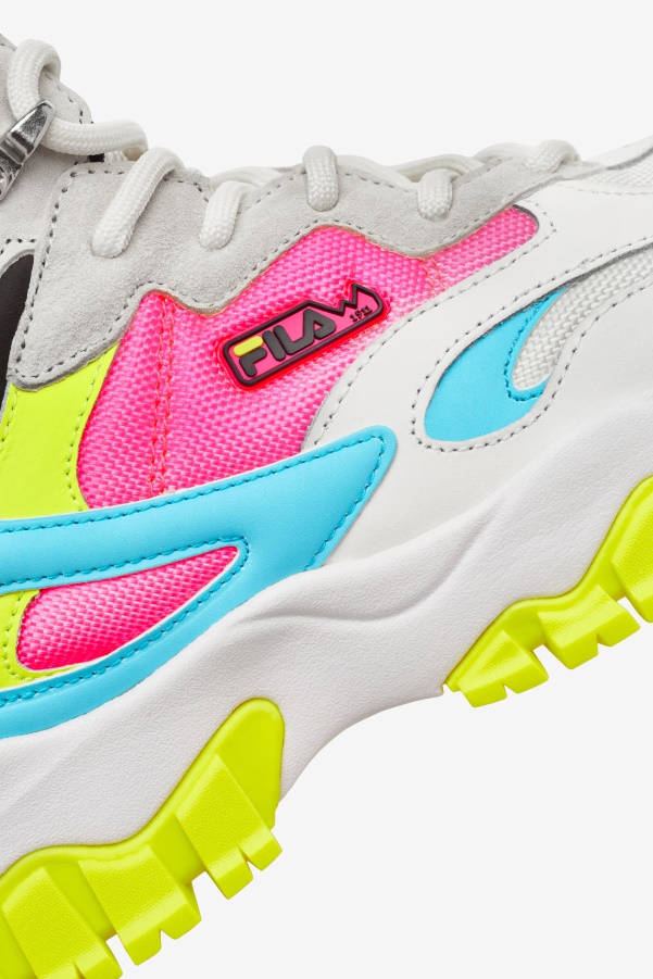 White/Black/Bluefish Fila Women's Ray Tracer TR 2 Mid