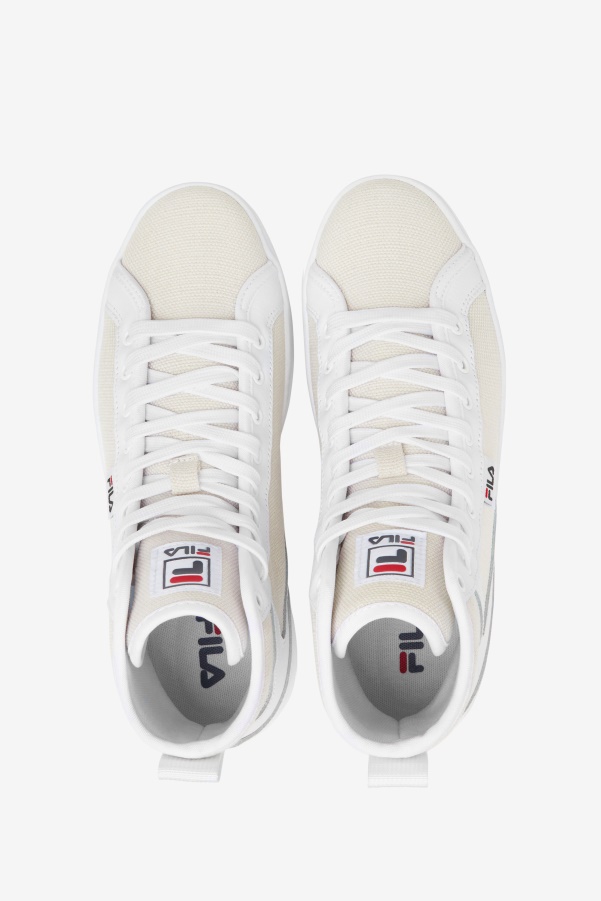 White/Navy/Red Women's Madina Fila