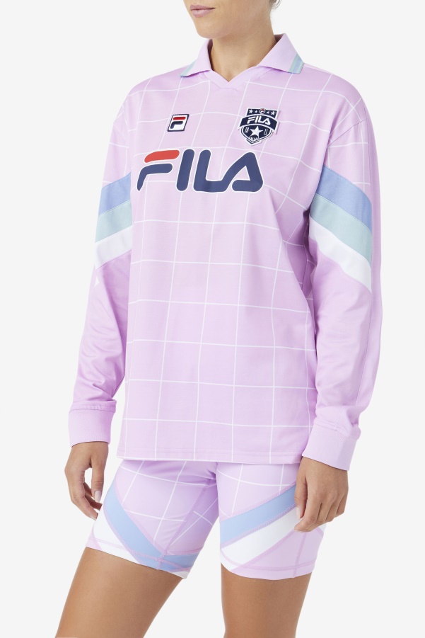 Fila Orchid/White/Ether Zorra Goalie Jersey