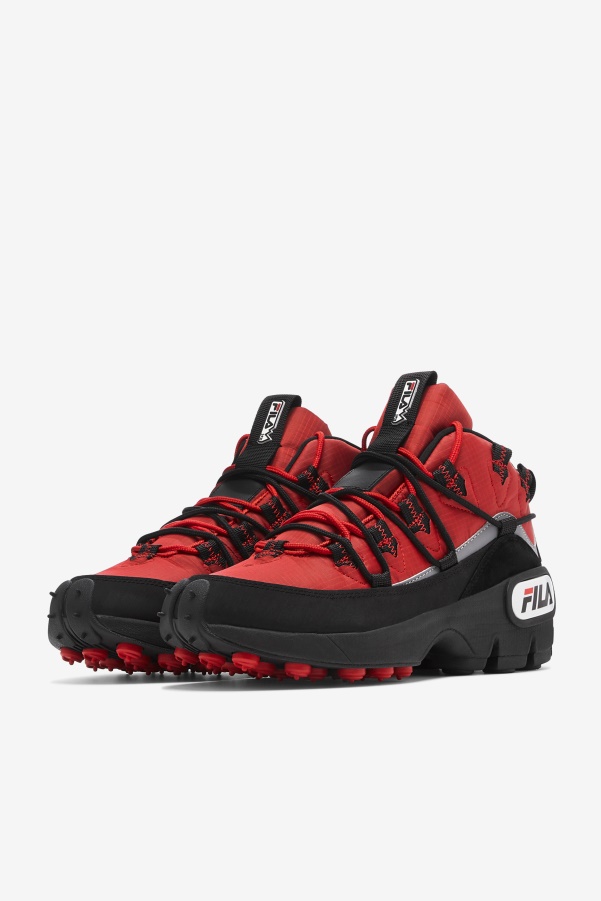 Red/Black Men's Grant Hill 1 x Trailpacer Fila