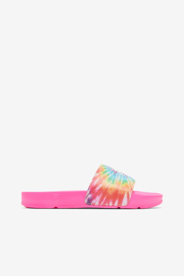 Women's Drifter Tie Dye Fila Multi/White/Pink Glo