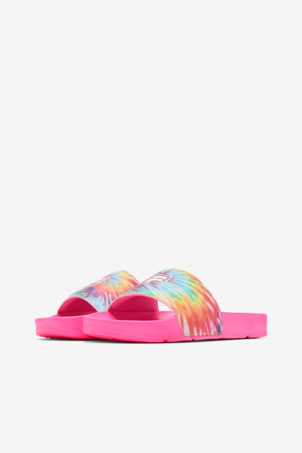 Women's Drifter Tie Dye Fila Multi/White/Pink Glo