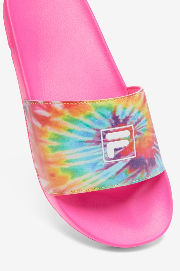 Women's Drifter Tie Dye Fila Multi/White/Pink Glo