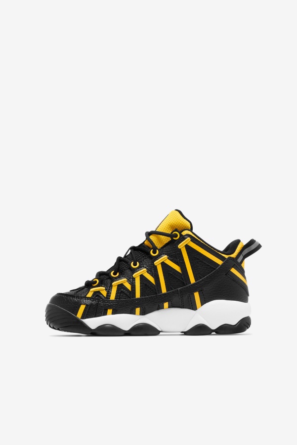 Fila Big Kids' Stackhouse Spaghetti Black/Lemon/White