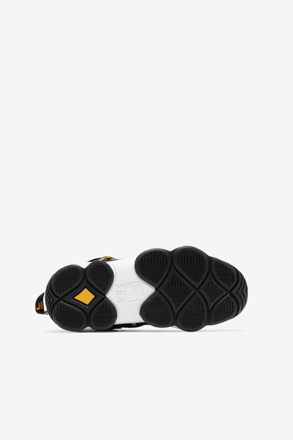 Fila Big Kids' Stackhouse Spaghetti Black/Lemon/White