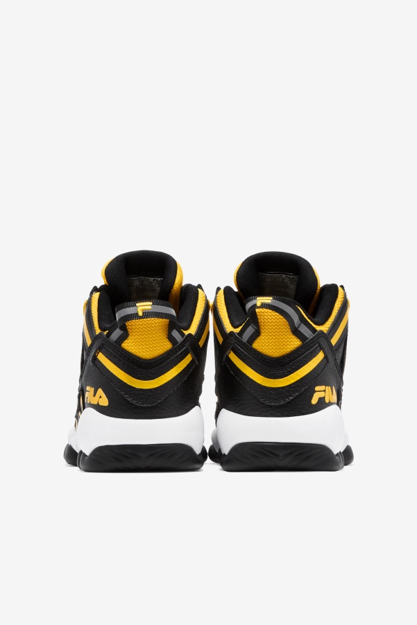 Fila Big Kids' Stackhouse Spaghetti Black/Lemon/White