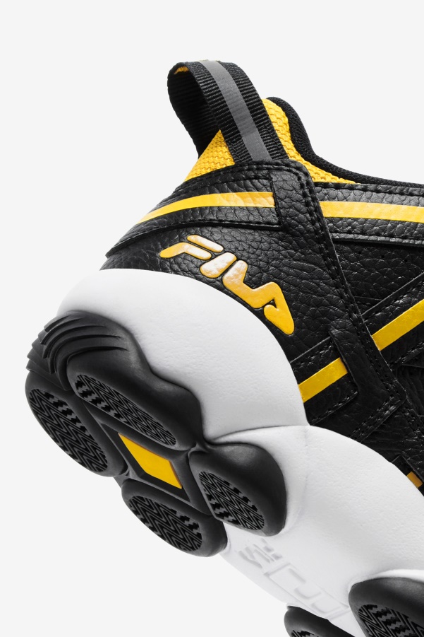 Fila Big Kids' Stackhouse Spaghetti Black/Lemon/White