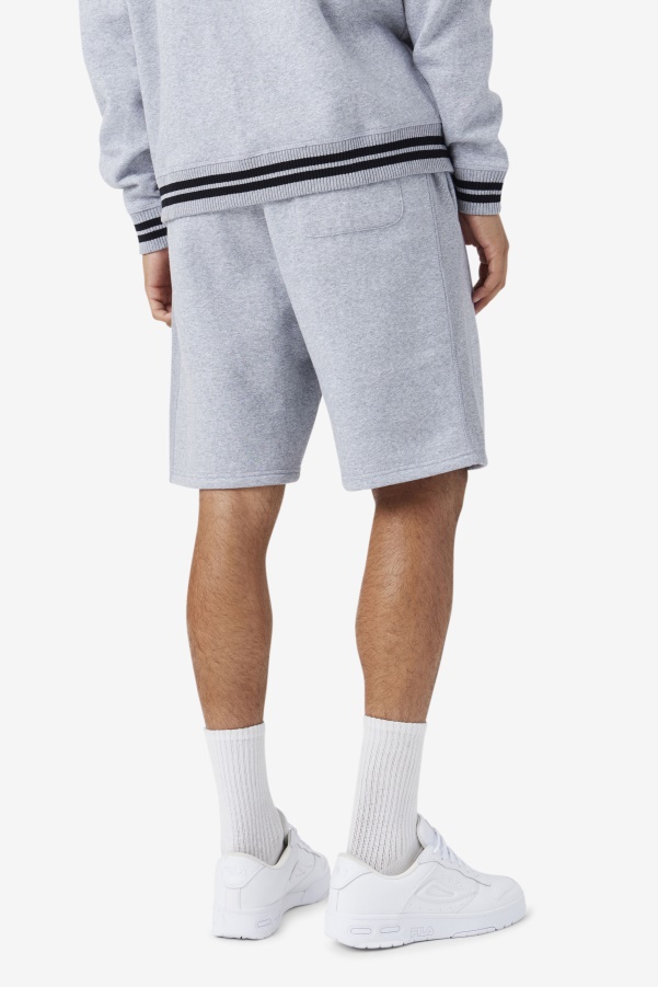 Light Grey Marl/Blue Spruce Fila Logan Short