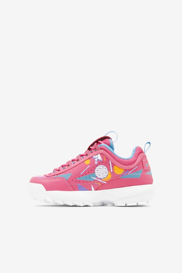 Fila Bubblegum/Blue/White Little Kids' Disruptor 2 Premium